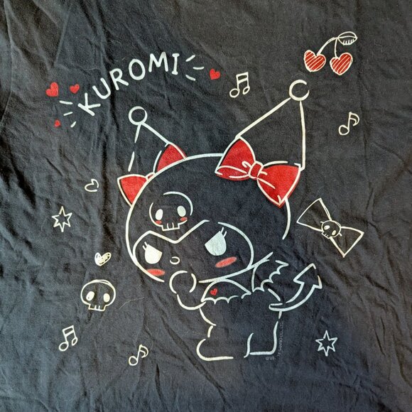 Sanrio Kuromi Graphic Tee Shirt Size Medium Hello Kitty - Picture 2 of 6